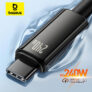 כבל USB C 240W טעינה מהירה
